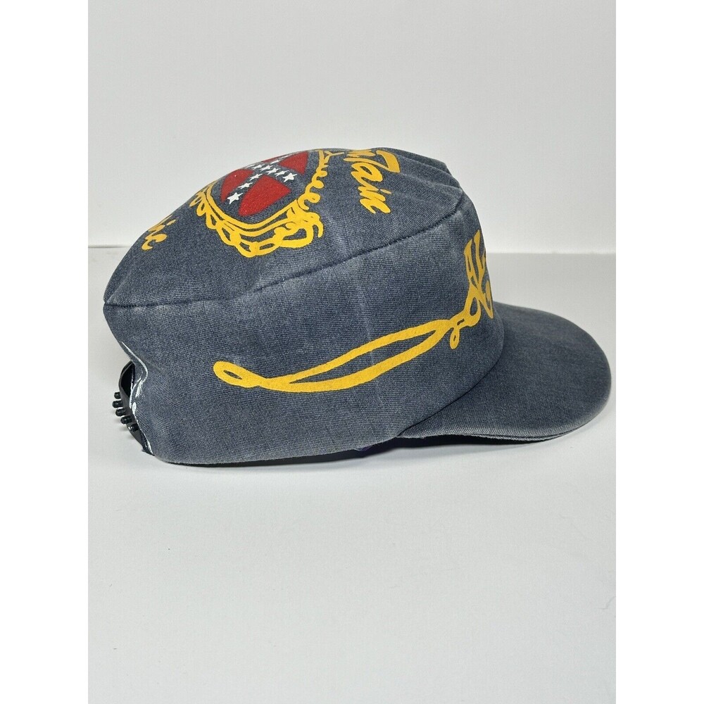 Vintage ALABAMA Mountain Music Adjustable Hat/ Cap Strapback Blue Distressed 80s - Picture 5 of 12